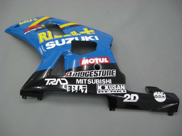 Großhandel Suzuki GSXR 600 / GSXR 750 Motorrad Verkleidung 2001-2003 - Blau Gelb Schwarz Motul Rizla