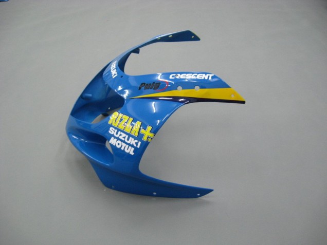 Großhandel Suzuki GSXR 600 / GSXR 750 Motorrad Verkleidung 2001-2003 - Blau Gelb Schwarz Motul Rizla