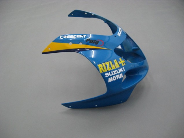 Großhandel Suzuki GSXR 600 / GSXR 750 Motorrad Verkleidung 2001-2003 - Blau Gelb Schwarz Motul Rizla