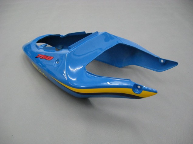 Großhandel Suzuki GSXR 600 / GSXR 750 Motorrad Verkleidung 2001-2003 - Blau Gelb Schwarz Motul Rizla