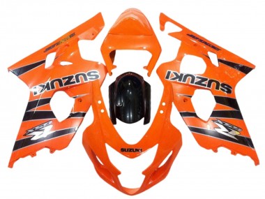 Großhandel Suzuki GSXR 600 / GSXR 750 Motorrad Verkleidung 2004-2005 - Orange Schwarz