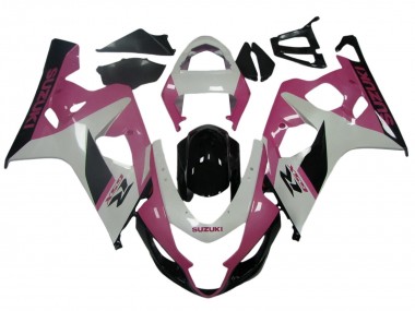 Großhandel Suzuki GSXR 600 / GSXR 750 Motorrad Verkleidung 2004-2005 - Weiss Rosa Schwarz