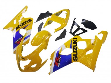 Großhandel Suzuki GSXR 600 / GSXR 750 Motorrad Verkleidung 2004-2005 - Gelb Weiss Blau Schwarz