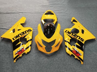 Großhandel Suzuki GSXR 600 / GSXR 750 Motorrad Verkleidung 2004-2005 - Gelb Schwarz