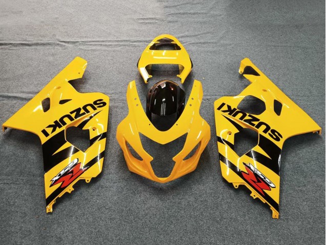 Großhandel Suzuki GSXR 600 / GSXR 750 Motorrad Verkleidung 2004-2005 - Gelb Schwarz