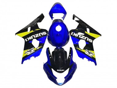 Großhandel Suzuki GSXR 600 / GSXR 750 Motorrad Verkleidung 2004-2005 - Blau Gelb Schwarz