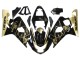 Großhandel Suzuki GSXR 600 / GSXR 750 Motorrad Verkleidung 2004-2005 - Glanzendes Schwarz Gold Corona