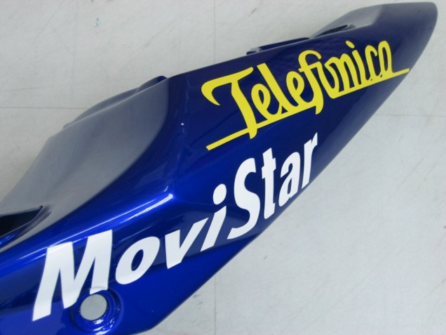 Großhandel Suzuki GSXR 600 / GSXR 750 Motorrad Verkleidung 2004-2005 - Blau Weiss Gelb Grun Telefumica Motul MoviStar