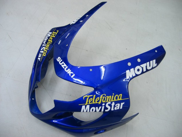 Großhandel Suzuki GSXR 600 / GSXR 750 Motorrad Verkleidung 2004-2005 - Blau Weiss Gelb Grun Telefumica Motul MoviStar
