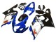 Großhandel Suzuki GSXR 600 / GSXR 750 Motorrad Verkleidung 2004-2005 - Blau Weiss Schwarz