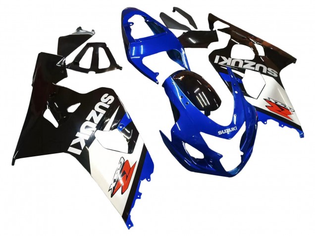 Großhandel Suzuki GSXR 600 / GSXR 750 Motorrad Verkleidung 2004-2005 - Blau Weiss Schwarz