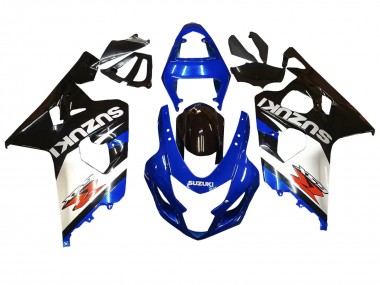 Großhandel Suzuki GSXR 600 / GSXR 750 Motorrad Verkleidung 2004-2005 - Blau Weiss Schwarz
