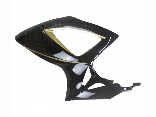 Großhandel Suzuki GSXR 600 / GSXR 750 Motorrad Verkleidung 2006-2007 - Glanzendes Schwarz Gold Streifen