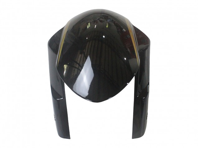 Großhandel Suzuki GSXR 600 / GSXR 750 Motorrad Verkleidung 2006-2007 - Glanzendes Schwarz Gold Streifen