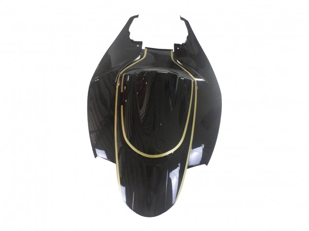 Großhandel Suzuki GSXR 600 / GSXR 750 Motorrad Verkleidung 2006-2007 - Glanzendes Schwarz Gold Streifen