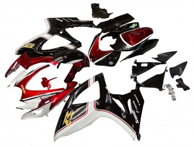 Großhandel Suzuki GSXR 600 / GSXR 750 Motorrad Verkleidung 2006-2007 - Rot Weiss Schwarz Gelb