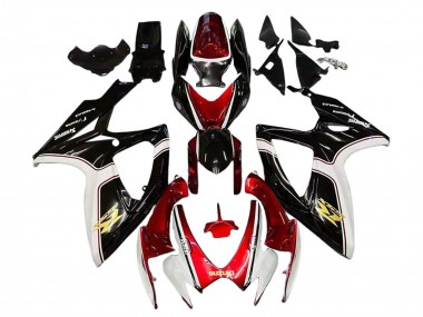 Großhandel Suzuki GSXR 600 / GSXR 750 Motorrad Verkleidung 2006-2007 - Rot Weiss Schwarz Gelb