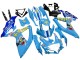 Großhandel Suzuki GSXR 600 / GSXR 750 Motorrad Verkleidung 2008-2010 - Blau Gelb Rizla