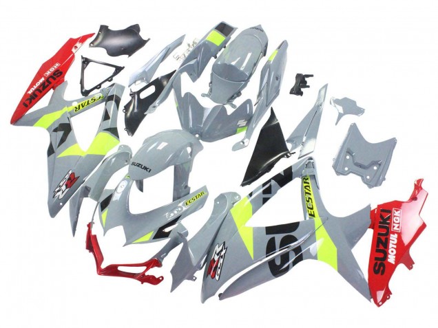 Großhandel Suzuki GSXR 600 / GSXR 750 Motorrad Verkleidung 2008-2010 - Grau Gelb Rot