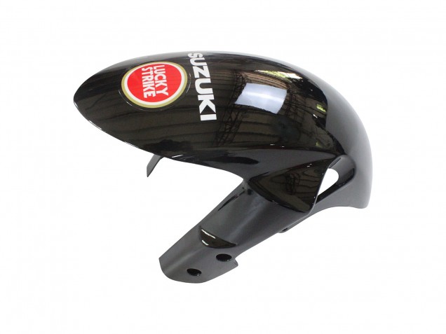 Großhandel Suzuki GSXR 600 / GSXR 750 Motorrad Verkleidung 2008-2010 - Glanzendes Schwarz Rot Weiss Motul Lucky Strike