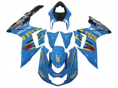 Großhandel Suzuki GSXR 600 / GSXR 750 Motorrad Verkleidung 2011-2024 - Blau Gelb Schwarz Rizla