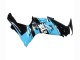 Großhandel Suzuki GSXR 600 / GSXR 750 Motorrad Verkleidung 2011-2024 - Glanzendes Schwarz Hellblau