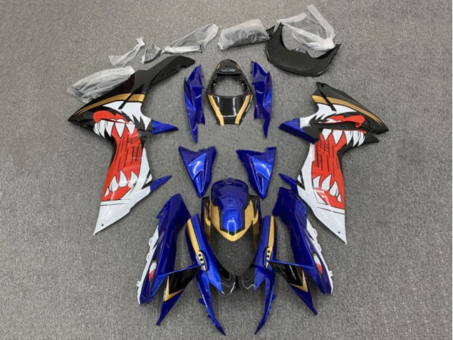 Großhandel Suzuki GSXR 600 / GSXR 750 Motorrad Verkleidung 2011-2024 - Blau Gold Rot Schwarz