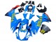 Großhandel Suzuki GSXR 600 / GSXR 750 Motorrad Verkleidung 2011-2024 - Blau Gold Rot Schwarz Rizla