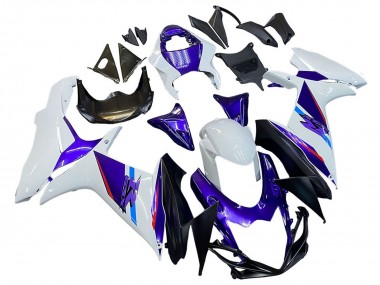 Großhandel Suzuki GSXR 600 / GSXR 750 Motorrad Verkleidung 2011-2024 - Blau Lila Weiss