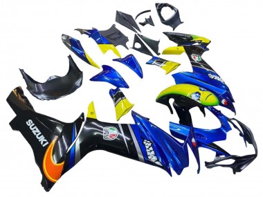 Großhandel Suzuki GSXR 600 / GSXR 750 Motorrad Verkleidung 2011-2024 - Blau Gelb