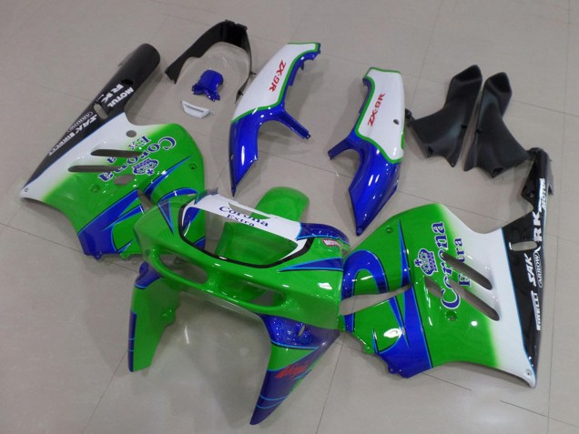 Großhandel Kawasaki ZX9R Motorrad Verkleidung 1994-1997 - Weiss Blau Grun Schwarz Corona Extra