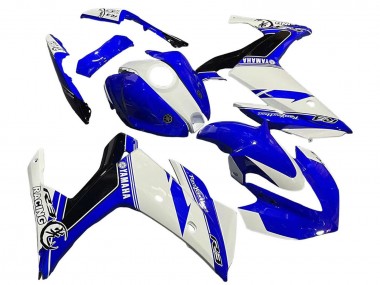 Großhandel Yamaha YZF R3/R25 Motorrad Verkleidung 2015-2018 - Weiss Blau Schwarz Rennen