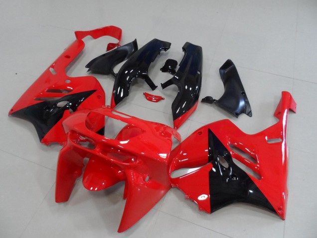 Großhandel Kawasaki ZX9R Motorrad Verkleidung 1994-1997 - Rot Glanzendes Schwarz