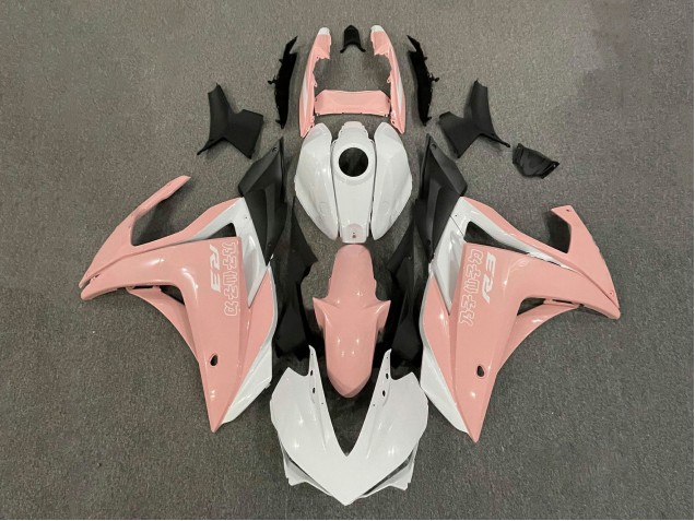 Großhandel Yamaha YZF R3/R25 Motorrad Verkleidung 2015-2018 - Weiss Rosa Matt Schwarz