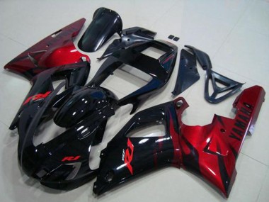 Großhandel Yamaha YZF R1 Motorrad Verkleidung 1998-1999 - Glanzendes Schwarz Rot