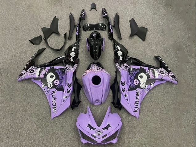 Großhandel Yamaha YZF R3/R25 Motorrad Verkleidung 2015-2018 - Lila Weiss Schwarz