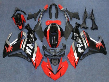 Großhandel Yamaha YZF R3/R25 Motorrad Verkleidung 2015-2018 - Rot Silber Glanzendes Schwarz