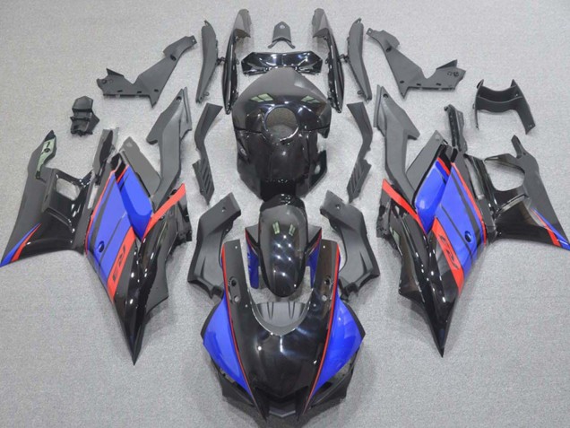 Großhandel Yamaha YZF R3/R25 Motorrad Verkleidung 2015-2018 - Blau Rot Glanzendes Schwarz