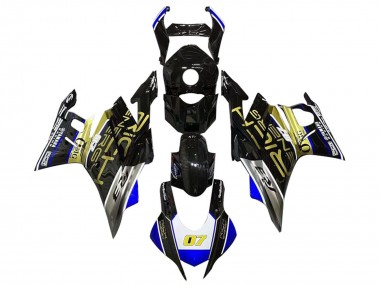Großhandel Yamaha YZF R3/R25 Motorrad Verkleidung 2019-2021 - Weiss Blau Schwarz Gold Trick Star 07