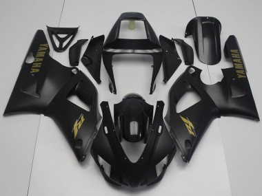 Großhandel Yamaha YZF R1 Motorrad Verkleidung 1998-1999 - Glanzendes Schwarz Matt Schwarz Gold