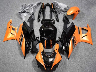 Großhandel Yamaha YZF R3/R25 Motorrad Verkleidung 2019-2021 - Orange Glanzendes Schwarz