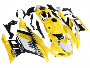Großhandel Yamaha YZF R3/R25 Motorrad Verkleidung 2019-2021 - Gelb Weiss Schwarz Streifen