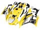 Großhandel Yamaha YZF R3/R25 Motorrad Verkleidung 2019-2021 - Gelb Weiss Schwarz Streifen
