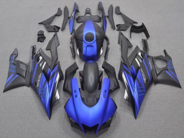 Großhandel Yamaha YZF R3/R25 Motorrad Verkleidung 2022-2024 - Blau Matt Schwarz Monster