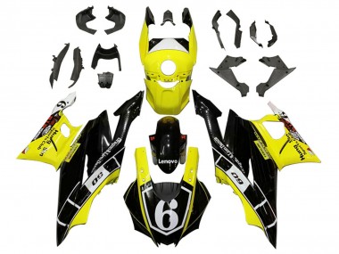 Großhandel Yamaha YZF R3/R25 Motorrad Verkleidung 2022-2024 - Gelb Weiss Schwarz Lenovo 6
