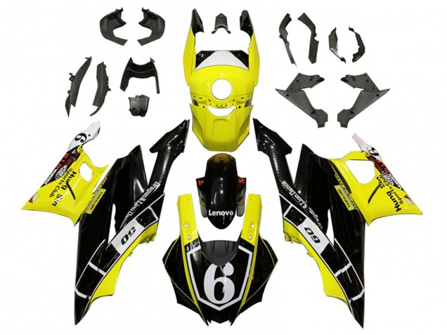 Großhandel Yamaha YZF R3/R25 Motorrad Verkleidung 2022-2024 - Gelb Weiss Schwarz Lenovo 6