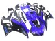 Großhandel Yamaha YZF R3/R25 Motorrad Verkleidung 2022-2024 - Blau Matt Schwarz