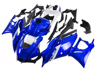 Großhandel Yamaha YZF R3/R25 Motorrad Verkleidung 2022-2024 - Blau Weiss Matt Schwarz