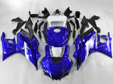 Großhandel Yamaha YZF R3/R25 Motorrad Verkleidung 2022-2024 - Blau Weiss Matt Schwarz
