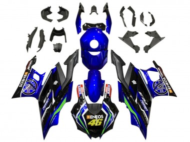 Großhandel Yamaha YZF R3/R25 Motorrad Verkleidung 2022-2024 - Blau Grun Schwarz ENEOS 46